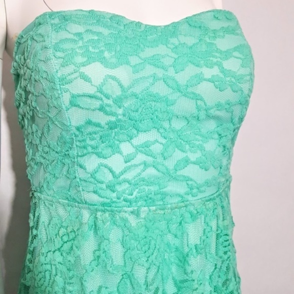 Poetry Party Dress High Low Lace - Picture 2 of 8